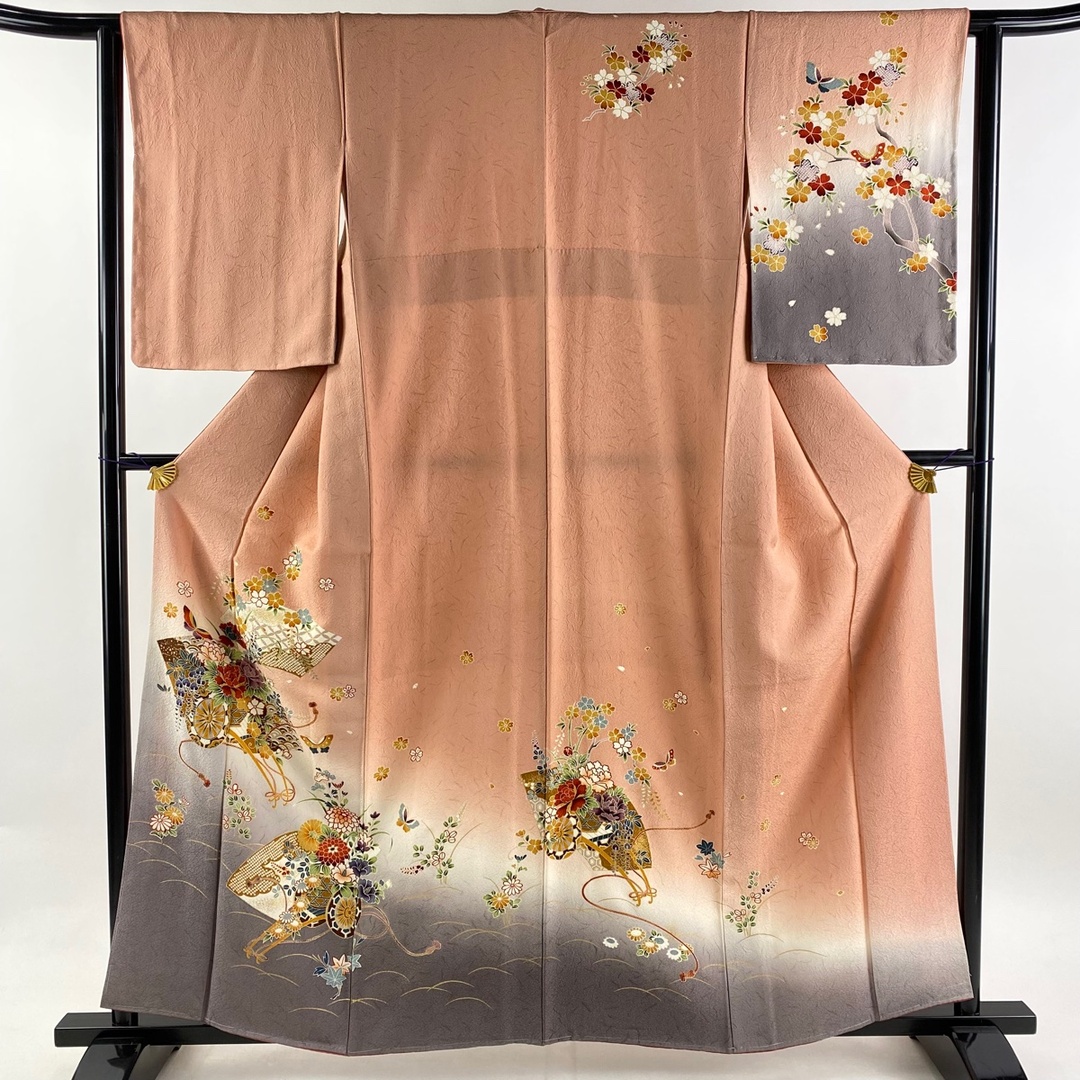 訪問着 身丈159cm 裄丈62.5cm 正絹 美品 秀品 【中古】 レディースの水着/浴衣(着物)の商品写真