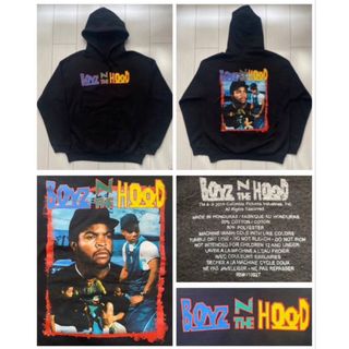 ラップミュージシャン(RAP MUSICIAN)のBOYZ N THE HOOD ice cube ムービー スウェット パーカー(パーカー)