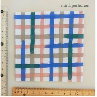 ミナペルホネン(mina perhonen)の4-g　ミナペルホネン　はぎれ　minamo(生地/糸)