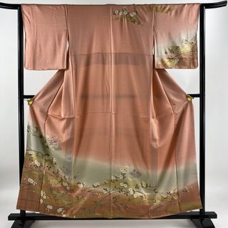 訪問着 身丈157.5cm 裄丈63.5cm 正絹 美品 秀品 【中古】(着物)