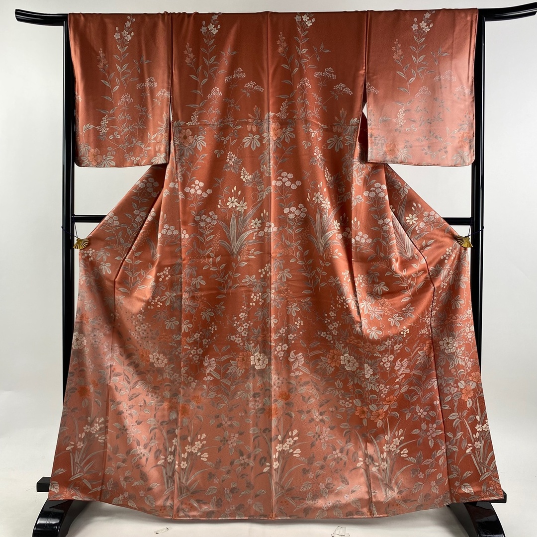 訪問着 身丈166.5cm 裄丈66.5cm 正絹 美品 秀品 【中古】 レディースの水着/浴衣(着物)の商品写真