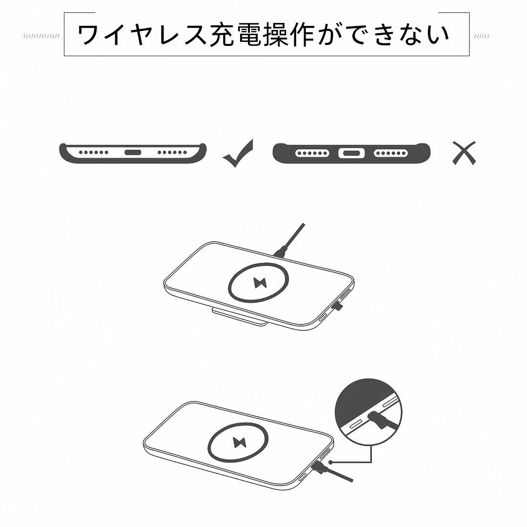 ChUmta ミッキーマウス スマホ ストラップホルダー 極薄0.3mm・ステン スマホ/家電/カメラのスマホアクセサリー(その他)の商品写真