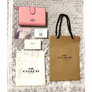 コーチ(COACH)の☆COACH☆折り財布(エナメル調)(財布)