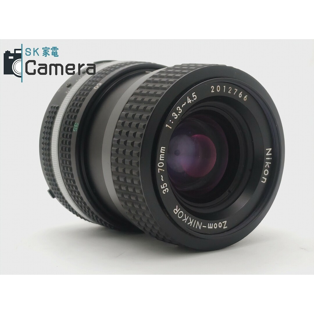 Nikon(ニコン)のNikon Zoom-NIKKOR 35-70ｍｍ F3.3-4.5 Ai-s ニコン 爪無し スマホ/家電/カメラのカメラ(レンズ(ズーム))の商品写真