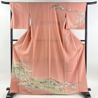 訪問着 身丈166cm 裄丈67cm 正絹 美品 秀品 【中古】(着物)