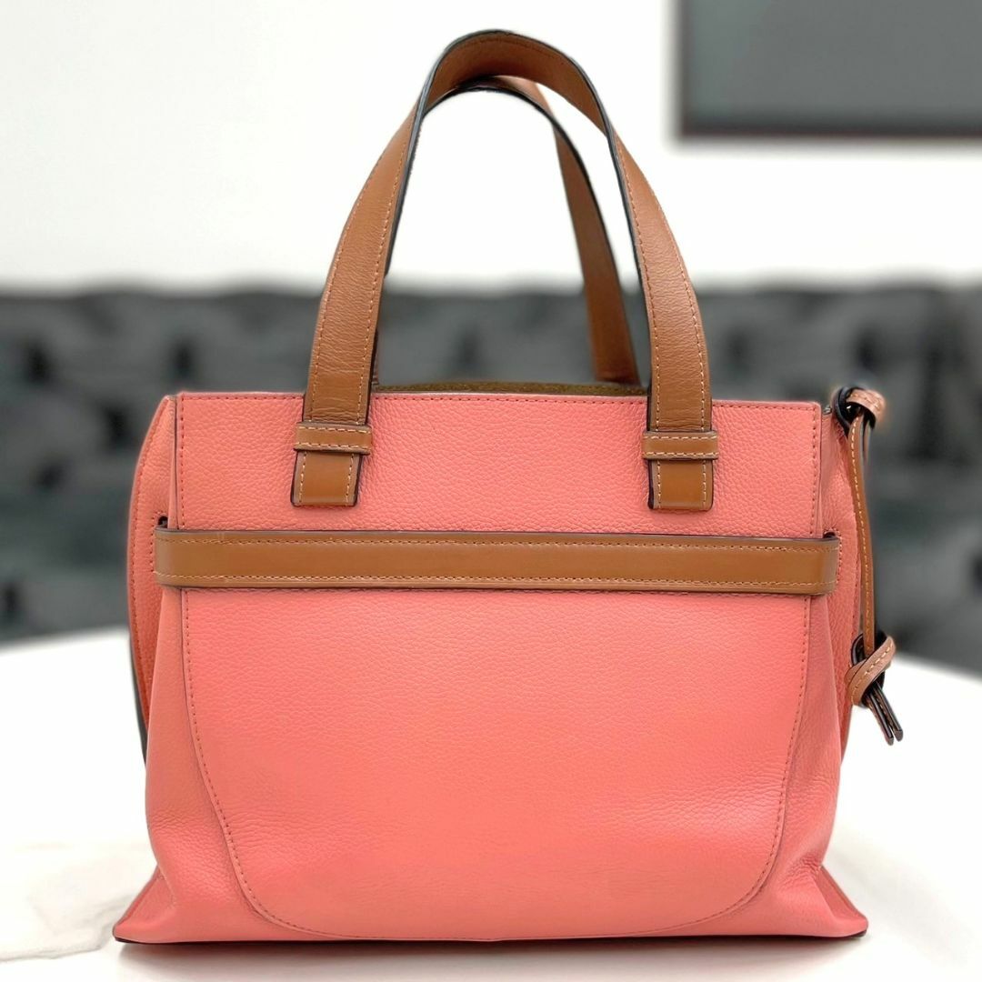 LOEWE - ロエベ ゲート トップハンドル スモール サーモンピンク LOEWE - ロエベ ゲート トップハンドル スモール サーモンピンク
