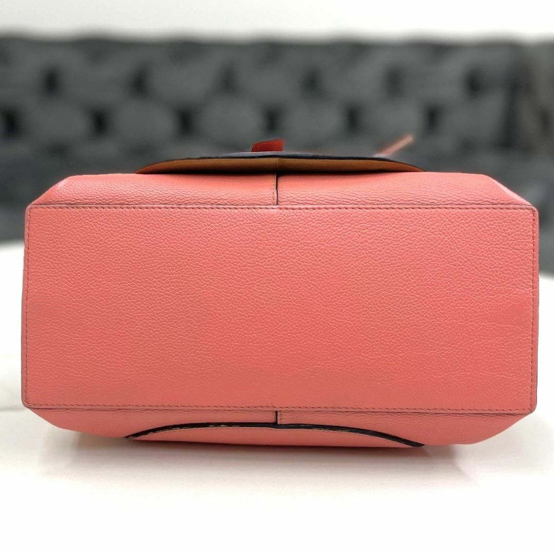 LOEWE - ロエベ ゲート トップハンドル スモール サーモンピンク LOEWE - ロエベ ゲート トップハンドル スモール サーモンピンク
