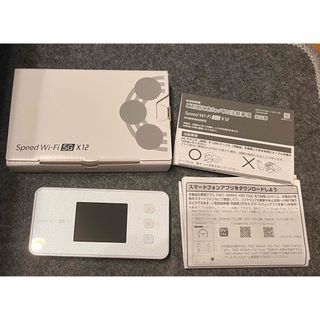 美品　NEC WiMAX Speed WiFi 5G X12 ポケットワイハイ(その他)