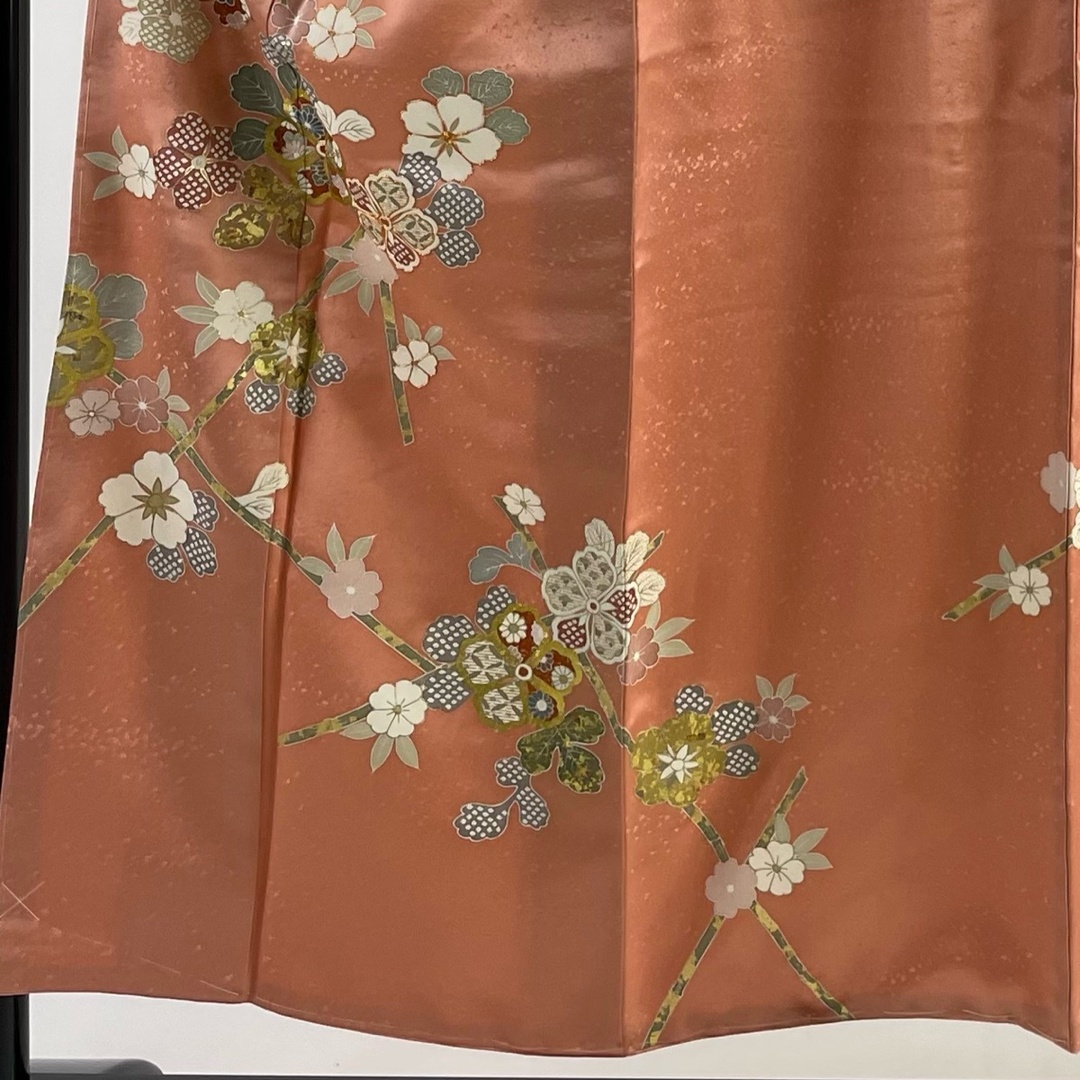 訪問着 身丈154cm 裄丈61.5cm 正絹 美品 秀品 【中古】 レディースの水着/浴衣(着物)の商品写真