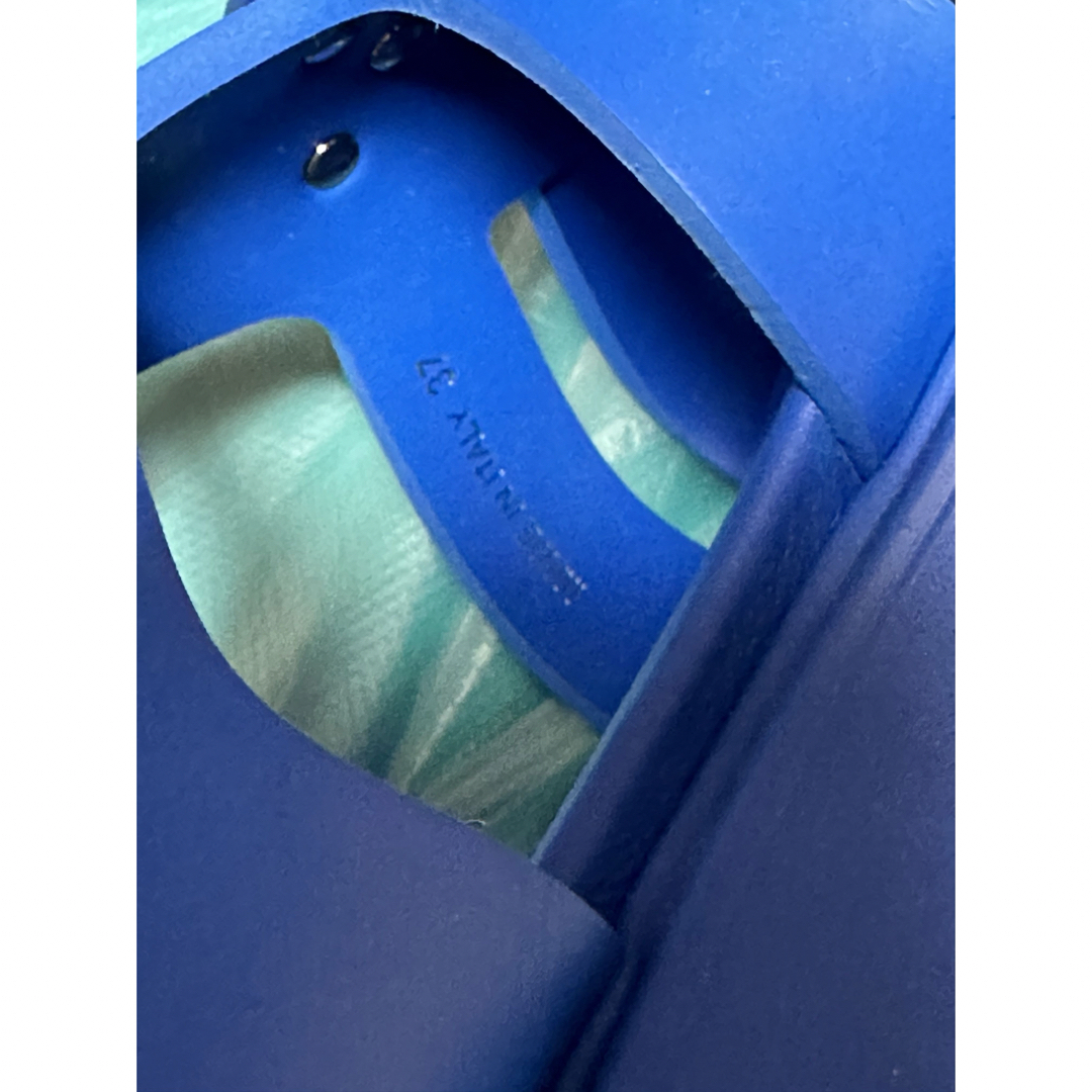 PRADA(プラダ)のプラダ　厚底サンダル　モノリス　ラバーサンダル　　ブルー　PRADA レディースの靴/シューズ(サンダル)の商品写真