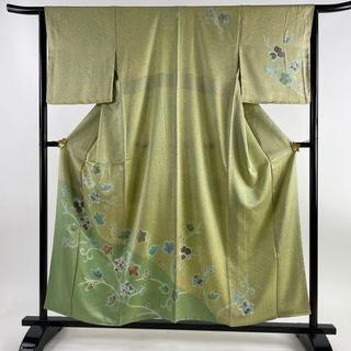 訪問着 身丈155.5cm 裄丈63.5cm 正絹 美品 秀品 【中古】(着物)