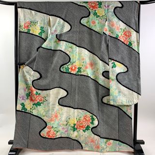 振袖 身丈168.5cm 裄丈65.5cm 正絹 美品 秀品 【中古】(着物)