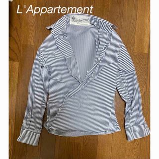 ドゥーズィエムクラス(DEUXIEME CLASSE)の《値下げ》L'Appartement   タカヒロマツシタストライプシャツ(シャツ/ブラウス(長袖/七分))