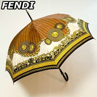 FENDI - FENDI ビンテージ ズッカ シャドーデザイン バロック柄 傘