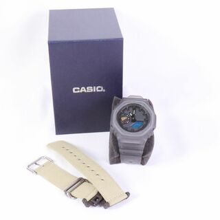 カシオ(CASIO)のCASIO　カシオ　G-SHOCK　Gショック　GA-2100FT-8A　グレー　替えバンド付(腕時計(アナログ))