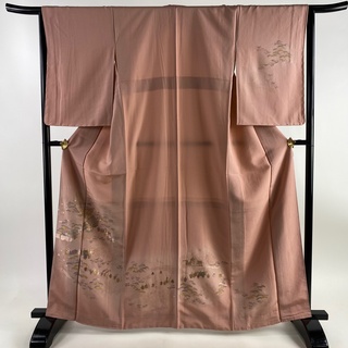 訪問着 身丈165.5cm 裄丈64cm 正絹 美品 秀品 【中古】(着物)