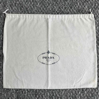 PRADA - PRADA プラダ　保存袋　アイボリー　ミニバッグ　巾着　ショッパー　ショップ袋