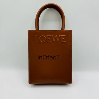 ロエベ(LOEWE)のタン LOEWE ロエベ スタンダード A5 トートバッグ ショルダーバッグ(ショルダーバッグ)