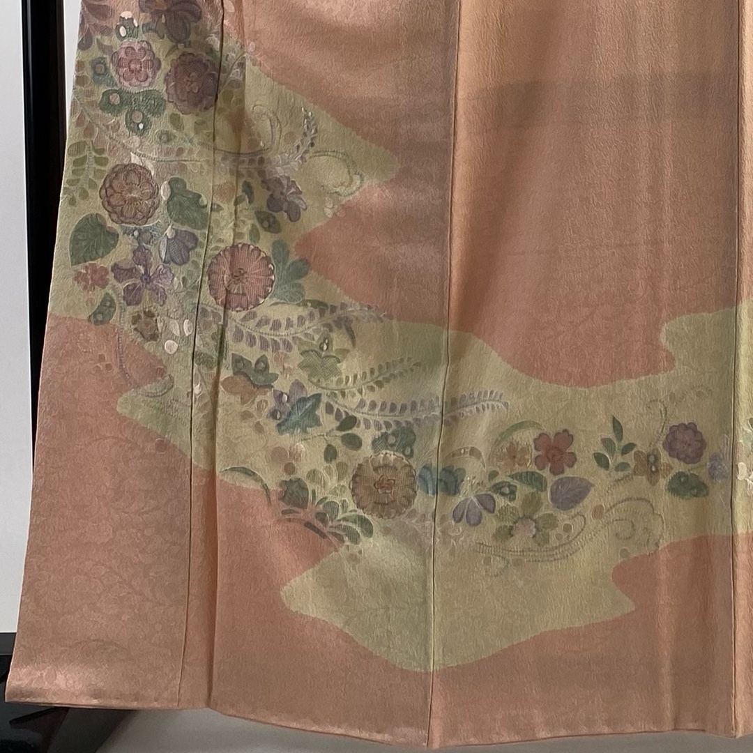 訪問着 身丈164cm 裄丈66cm 正絹 美品 秀品 【中古】 レディースの水着/浴衣(着物)の商品写真