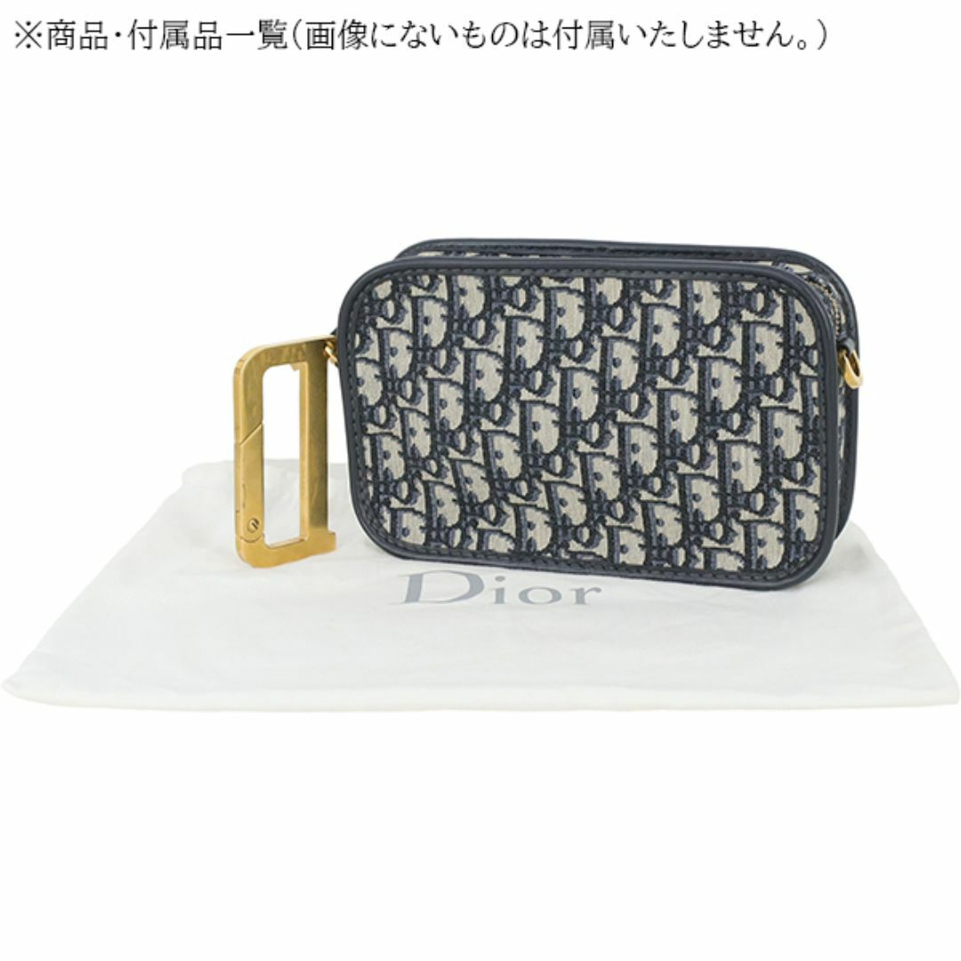 Christian Dior(クリスチャンディオール)のディオール クエイク クラッチバッグ オブリークジャガード キャンバス ネイビー ベージュ レディース 未使用 h-l098 レディースのバッグ(クラッチバッグ)の商品写真