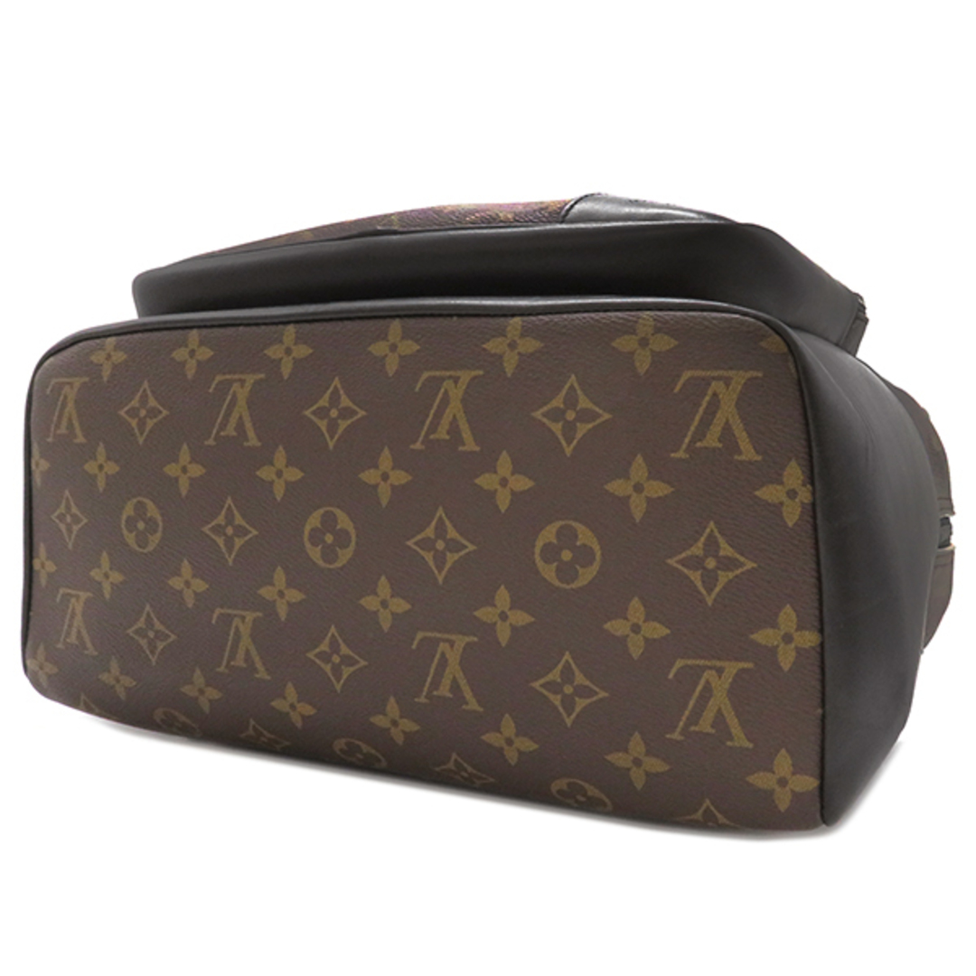 LOUIS VUITTON(ルイヴィトン)のルイヴィトン LOUIS VUITTON リュック・デイパック ディーン バックパック レザー モノグラムキャンバス モノグラム×ブラック マットブラック金具 茶 リュックサック  M45335 RFID 【保存袋】【中古】 メンズのバッグ(バッグパック/リュック)の商品写真