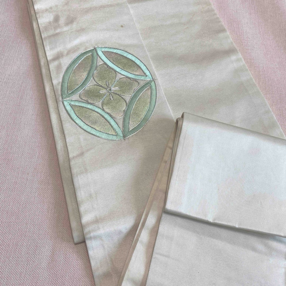正絹　名古屋帯 レディースの水着/浴衣(帯)の商品写真