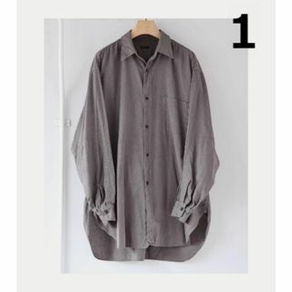 コモリ(COMOLI)の未使用 COMOLI 24SS ヨリ杢 ワークシャツ 1(シャツ)