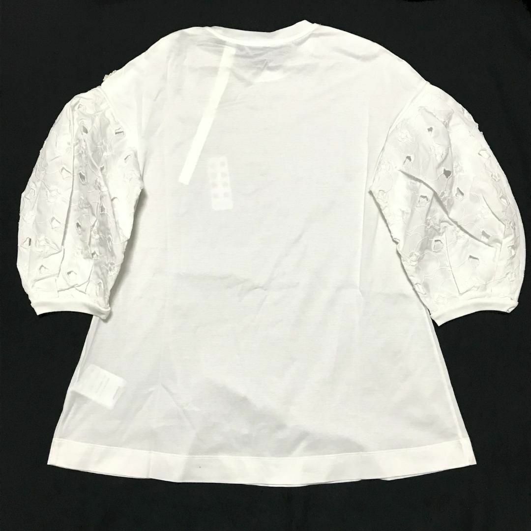 MONCLER(モンクレール)のS　MONCLER SIMONE ROCHA　袖レース Tシャツ　シモーネロシャ レディースのトップス(Tシャツ(長袖/七分))の商品写真