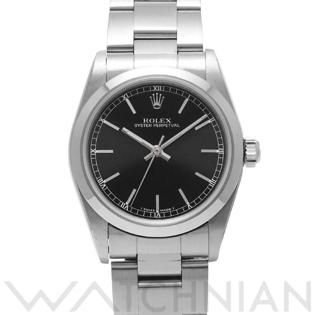 ROLEX(ロレックス)の中古 ロレックス ROLEX 77080 A番(1998年頃製造) ブラック ユニセックス 腕時計 レディースのファッション小物(腕時計)の商品写真
