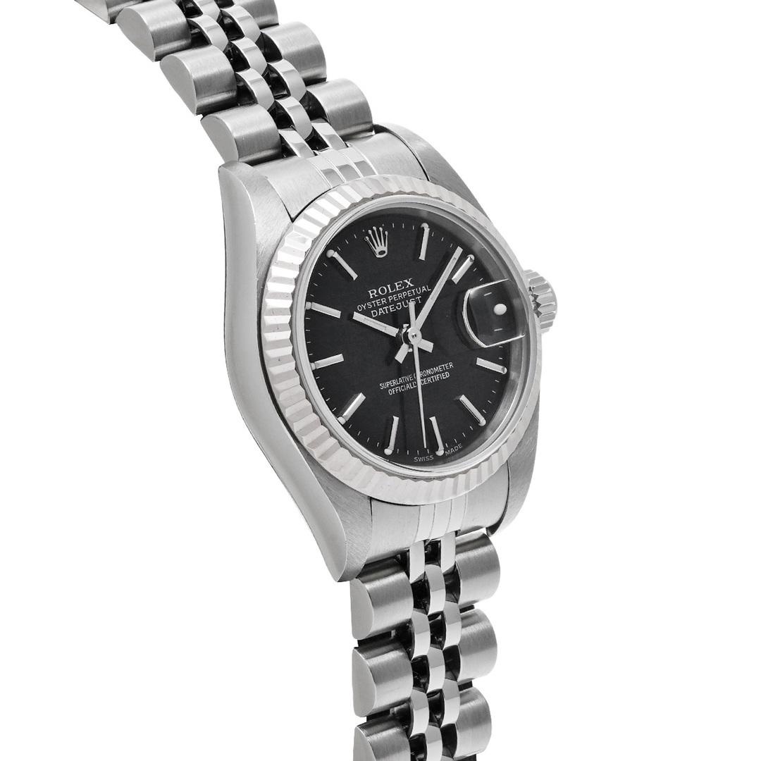 ROLEX(ロレックス)の中古 ロレックス ROLEX 79174 F番(2004年頃製造) ブラック レディース 腕時計 レディースのファッション小物(腕時計)の商品写真