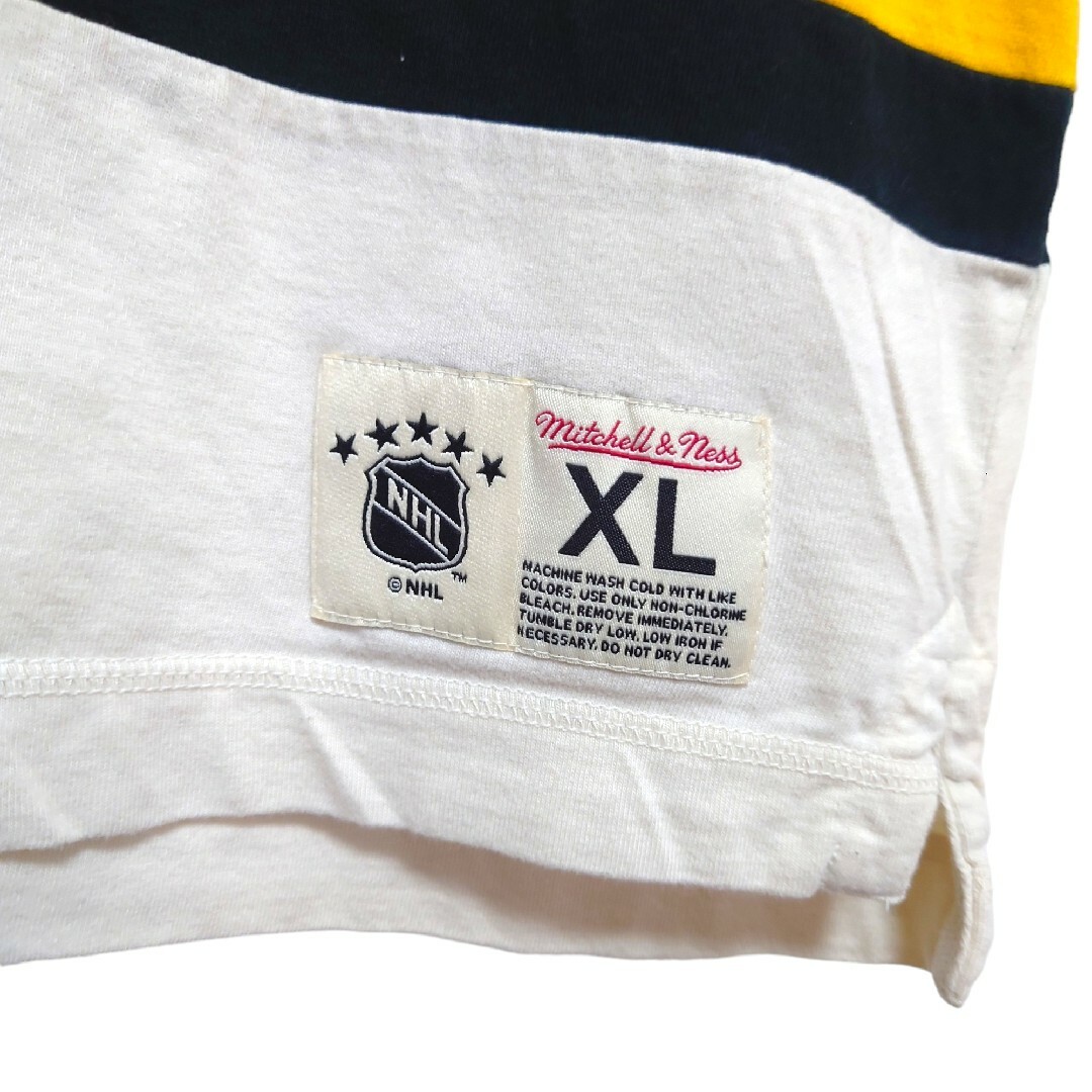 MITCHELL & NESS(ミッチェルアンドネス)の【Mitchell & Ness】NHL ペンギンズ ゲームシャツ A-1867 メンズのトップス(Tシャツ/カットソー(七分/長袖))の商品写真