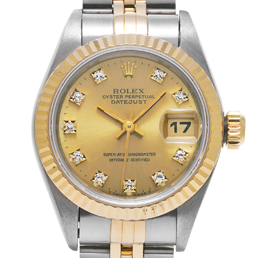 ROLEX(ロレックス)の中古 ロレックス ROLEX 69173G S番(1993年頃製造) シャンパン /ダイヤモンド レディース 腕時計 レディースのファッション小物(腕時計)の商品写真