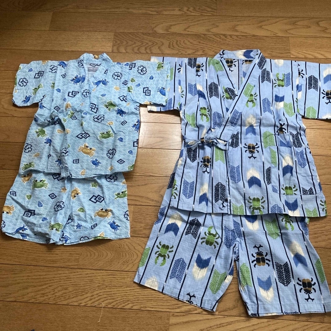 甚平90サイズ、110サイズ キッズ/ベビー/マタニティのキッズ服男の子用(90cm~)(甚平/浴衣)の商品写真