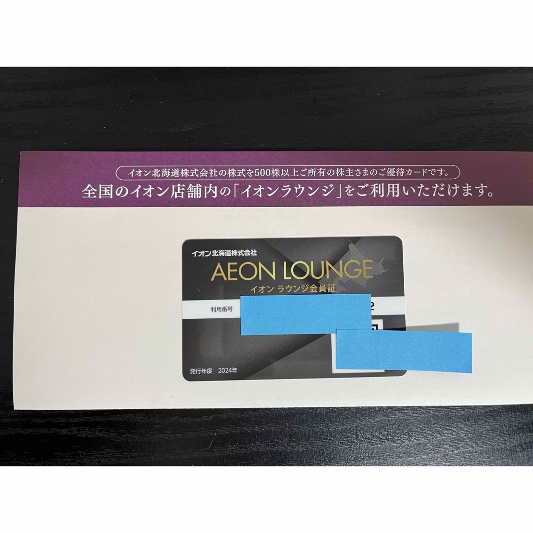 最新版　イオンラウンジ会員証 チケットの施設利用券(その他)の商品写真