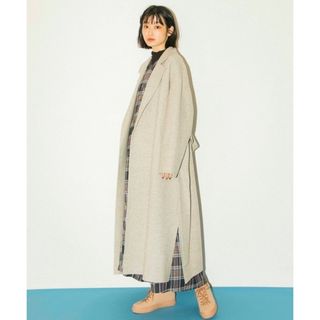 エミアトリエ(emmi atelier)の【emmi atelier】ウールへリンボンリバーコート(ロングコート)