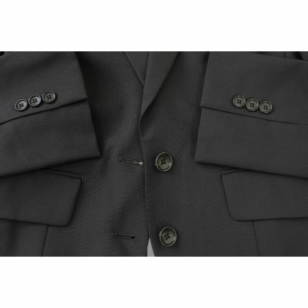 PERSON'S(パーソンズ)の01【新品同様】パーソンズ パンツスーツ 5 ブラック黒 SS XS ほぼ未使用 レディースのフォーマル/ドレス(スーツ)の商品写真