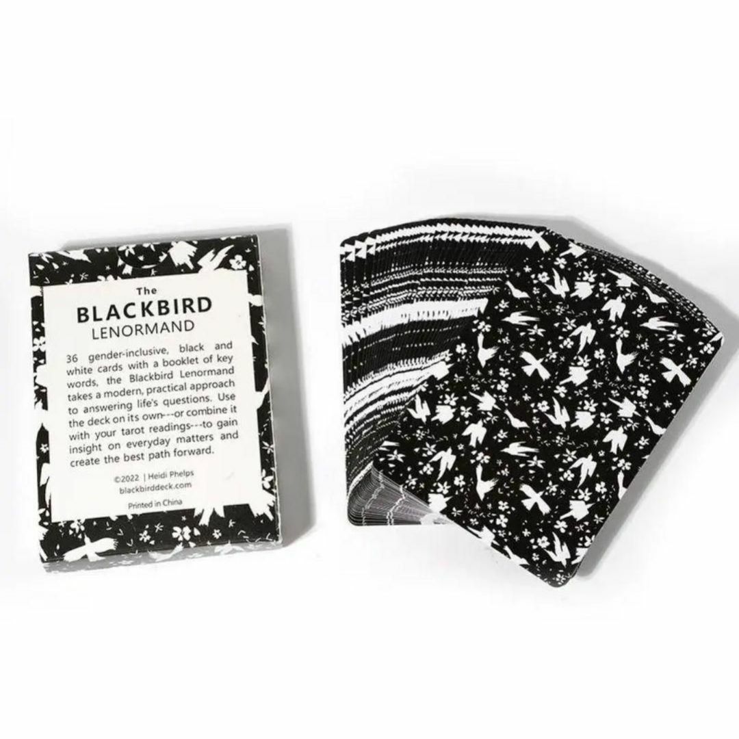【新品未使用】ブラックバードルノルマンカード　モノトーンの可愛いカード エンタメ/ホビーの本(趣味/スポーツ/実用)の商品写真