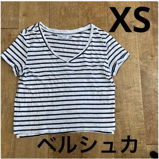 ベルシュカ(Bershka)のベルシュカ　ボーダーTシャツ　XS(Tシャツ(半袖/袖なし))