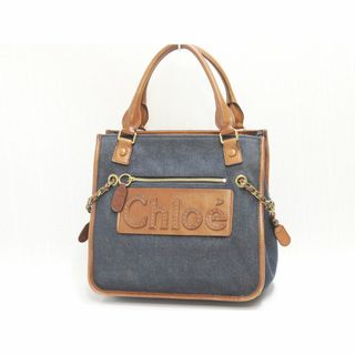 クロエ(Chloe)のクロエ　ハーレー　トートバッグ　デニムキャンバス＆レザー　18683112(ハンドバッグ)