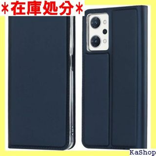 For OPPO Reno7 A ケース 手帳型 OP r 撃 ブルー 1115