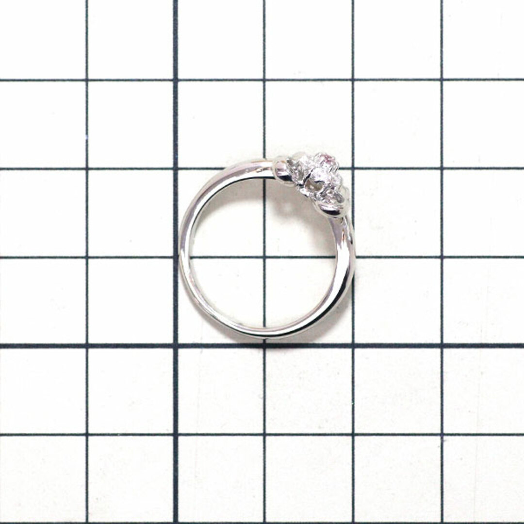 Pt900 天然ピンクダイヤモンド リング 0.02ct D0.18ct フラワー レディースのアクセサリー(リング(指輪))の商品写真