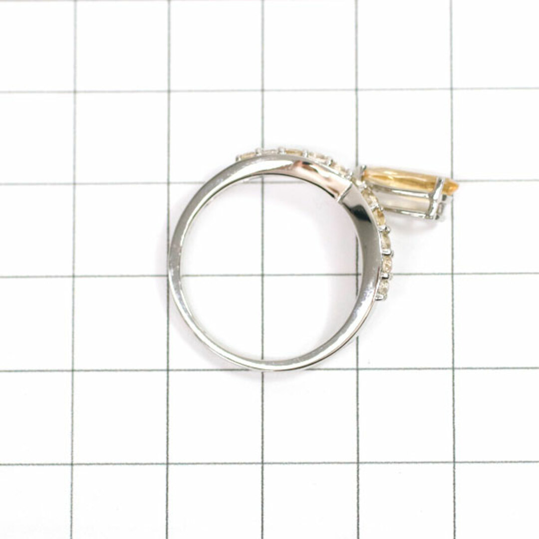 Pt950 インペリアルトパーズ リング 0.92ct T0.47ct レディースのアクセサリー(リング(指輪))の商品写真