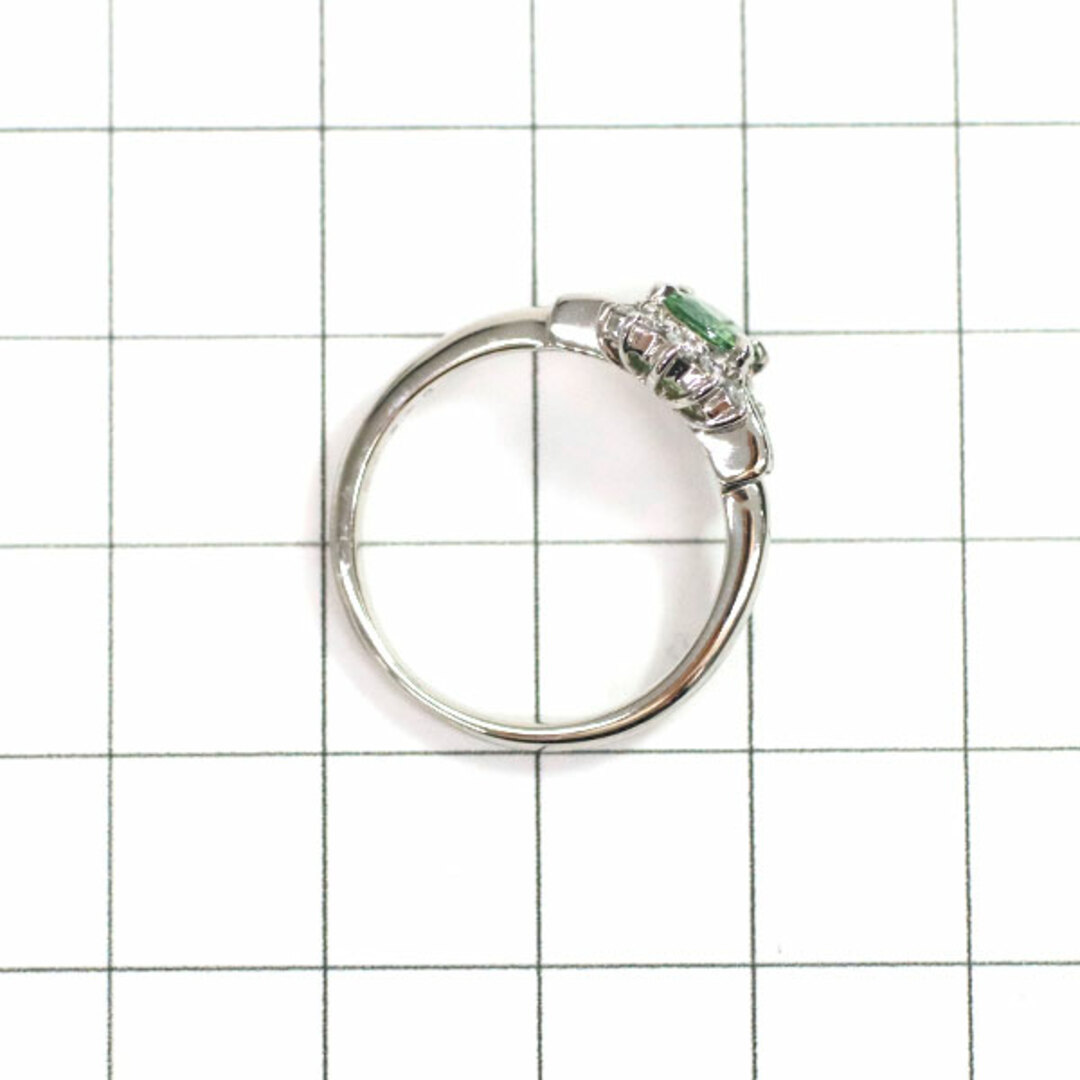 Pt900 デマントイドガーネット ダイヤモンド リング 0.69ct D0.36ct レディースのアクセサリー(リング(指輪))の商品写真