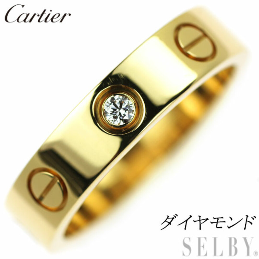 Cartier(カルティエ)のカルティエ K18YG ダイヤモンド リング ミニラブ 46号 レディースのアクセサリー(リング(指輪))の商品写真