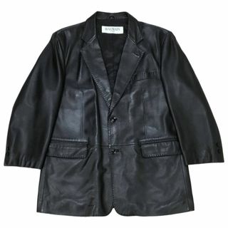 バルマン(BALMAIN)のBALMAIN PARIS バルマン レザーテーラードジャケット Lサイズ(レザージャケット)