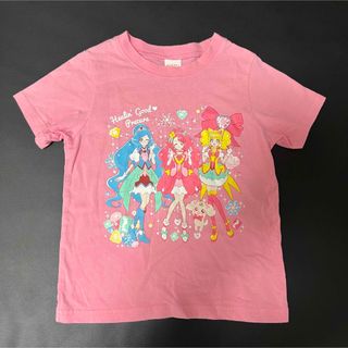 バンダイ(BANDAI)のヒーリングっどプリキュア　プリキュア　半袖　Tシャツ　120cm ピンク(Tシャツ/カットソー)