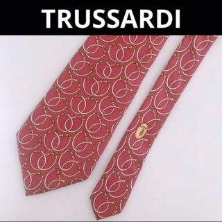 トラサルディ(Trussardi)の【美品】TRUSSARDI トラサルディ ブランド ネクタイ イタリア 光沢 艶(ネクタイ)