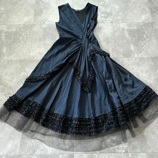 VERA WANG パーティードレス ワンピース チュール フリル