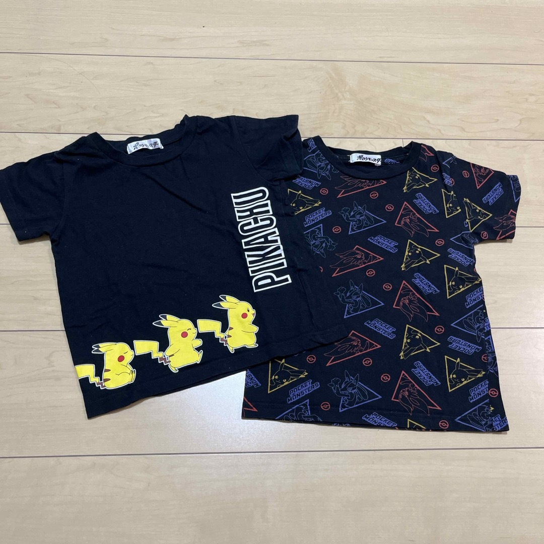 ポケモン(ポケモン)のポケモン　Tシャツ　２枚セット　110センチ キッズ/ベビー/マタニティのキッズ服男の子用(90cm~)(Tシャツ/カットソー)の商品写真