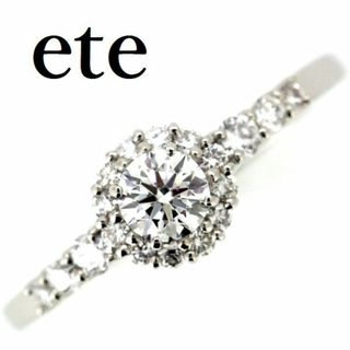 ete エテ ダイヤモンド 0.212ct 0.19ct リング Pt900